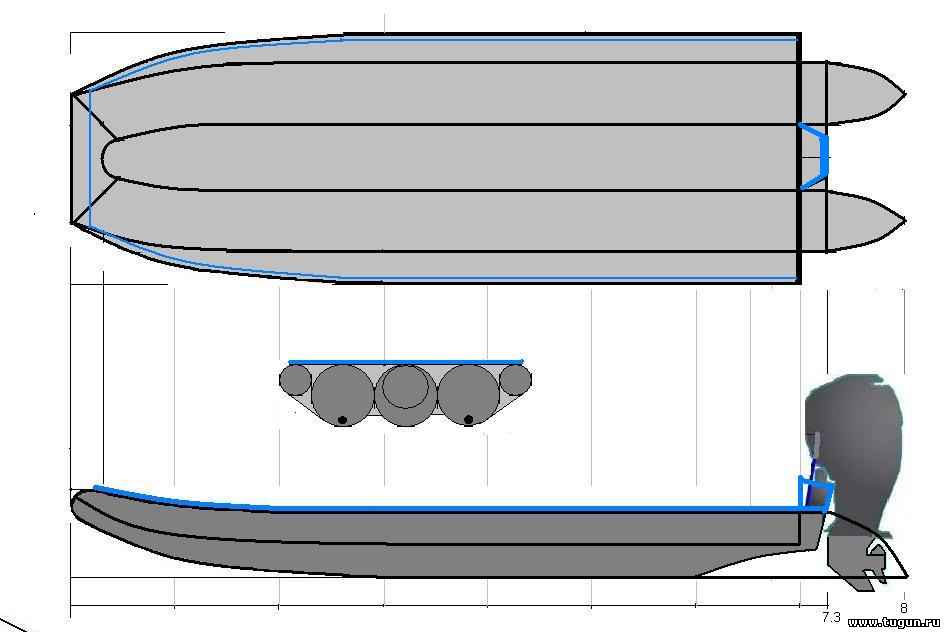 Лодка пвх выкройка